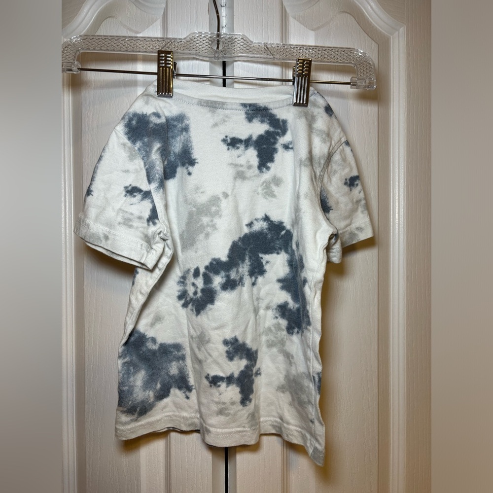 Tommy Hilfiger - Boys Toddler Kids T-Shirt Basic Casual Navy & White Tie-Dye - Picture 2 of 3